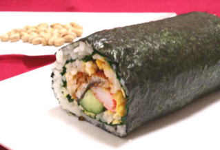 恵方巻き? 阿呆巻ですよ♪